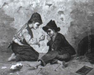 Sneaking A Smoke And A Brawl by Gaetano Lodi