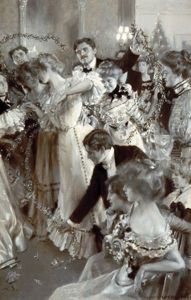 A Mesh Of Mistletoe Or A Christmas Frolic by Louis Loeb