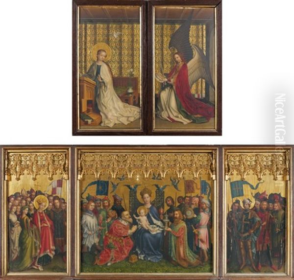 L'adoration Des Mages Volet Gauche (triptych) - view 1
