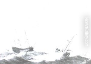 Ships In A Rough Sea Ships In A Rough Sea