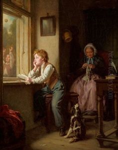 Die Bestrafung by Leopold Loeffler