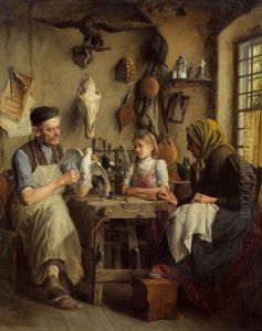 Beim Tierpraparator by Leopold Loeffler