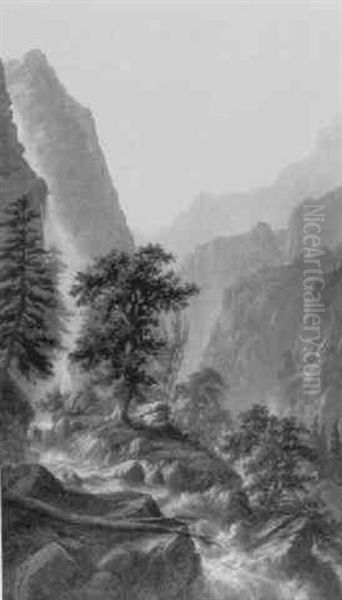 Mountain Cascade - view 1