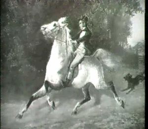 Ein Schneller Ritt by Hermann Loeschin