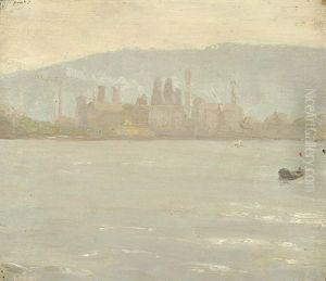 Fabrik Am Rhein by Reinhard Loeschke