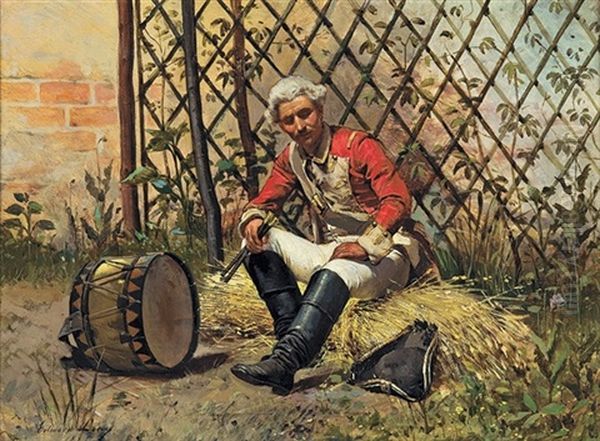 Resting Drummer - view 1