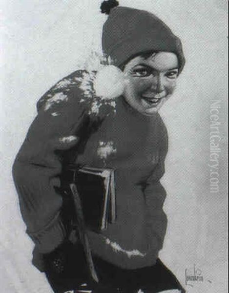 Magazine Cover: Boy Hit In Face By Snowball - view 1