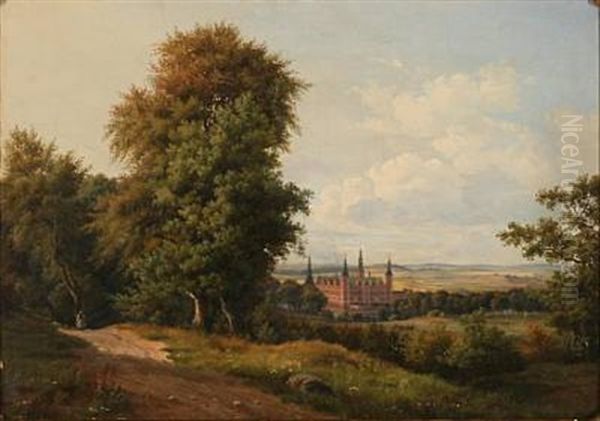 View Towards Frederiksborg Palace, Denmark - view 1