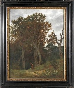 Sommerlicher Waldrand Mit Reh by Karl Bennewitz Von Lofen