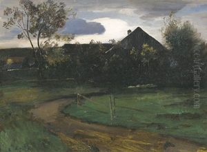 Dorflandschaft by Ludwig von Loefftz