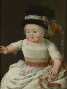 Portrait De Jan Remees Modderman A L'age De Un An