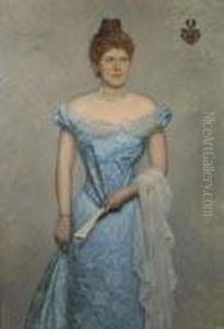 Ritratto Di Gentildonna by Karl Ii Bennewitz Von Lofen