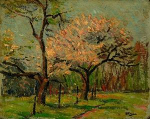 Spring Landscapes (set Of 3) by Robert Henry Logan