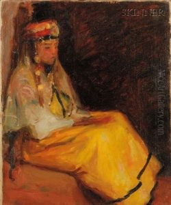 Seated Algerian Women (+ Another; 2 Works) by Robert Henry Logan