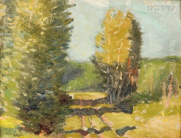 Trees (+ Dirt Path Through Trees; 2 Works) - view 1