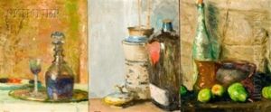 Still Life (+ 2 Others; 3 Works) by Robert Henry Logan