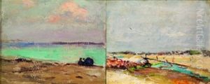 Gray Sky Landscape (+ Tranquil Shore; 2 Works) Gray Sky Landscape (+ Tranquil Shore; 2 Works)