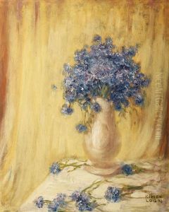 Vase With Cornflowers