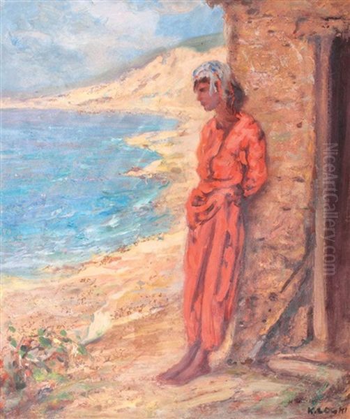 Turkish Girl In Balcik - view 1