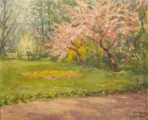 Trees In Blosson by Kimon Loghi