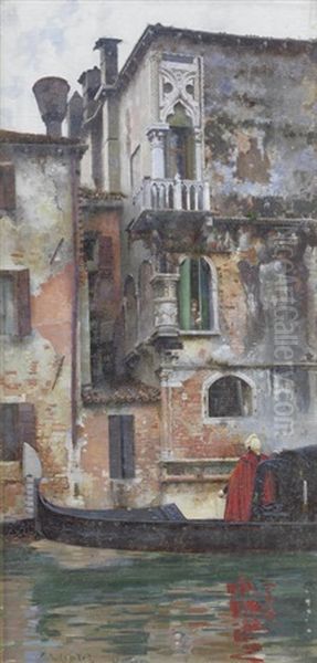 A Corner Of The Palazzo Camello, Venice - view 1