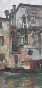 A Corner Of The Palazzo Camello, Venice A Corner Of The Palazzo Camello, Venice
