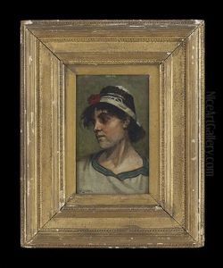 Study Of A Washwoman, Probably For The 'st. Anne's Almshouses, Antwerp'