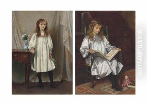 Two Portraits Of The Artist's Daughter, Mary Two Portraits Of The Artist's Daughter, Mary