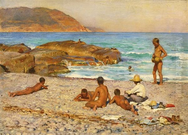 Boys Bathing - view 1
