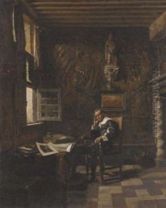 The Connoisseur by Logsdail William