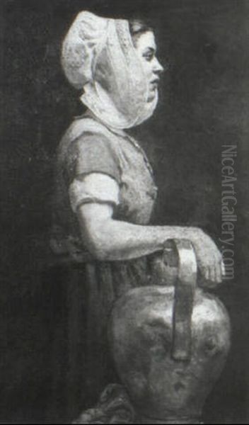 A Breton Woman - view 1