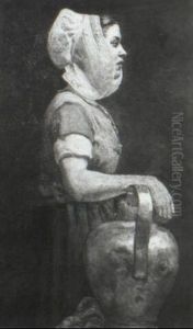 A Breton Woman by Logsdail William