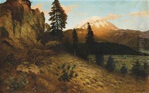 Vista Del Popocatepetl by August Loehr