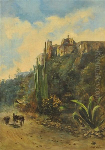 Paysage Con El Castillo De Chalpultepec (landscape With Chalpultepec Castle) - view 1