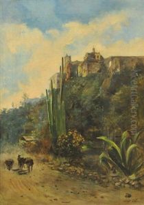 Paysage Con El Castillo De Chalpultepec (landscape With Chalpultepec Castle)