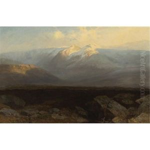 View Of Iztaccihuatl, Mexico by August Loehr