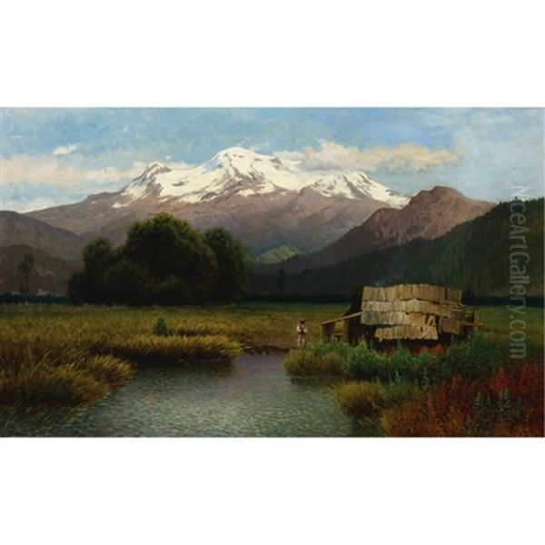 Volcano Iztaccihuatl - view 1