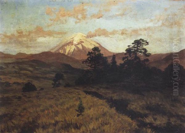 Le Mont Popocatepetl, Mexique - view 1