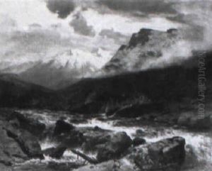 The Tyrol Alps by August Loehr