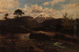 Paisaje Con Volcan