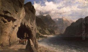 Diie Axenstrasse Am Urnersee