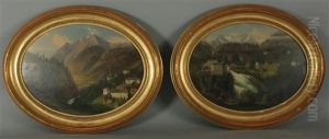 Bad Gastein Mit Gamskarkogel Und Bad Gastein by Emil Ludwig Lohr