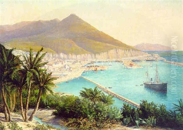 Shipping In A Italian Harbour - view 1