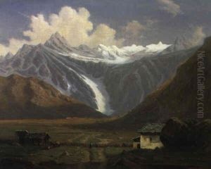 Hochalm Mit Sennhutten Am Higru Gletscher