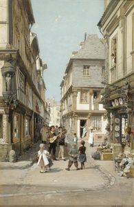 The Serenade by Luigi Loir