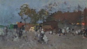 Les Boulevards A Paris by Luigi Loir