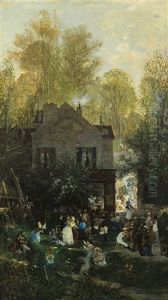 Au Rendez-vous Des Canotiers by Luigi Loir