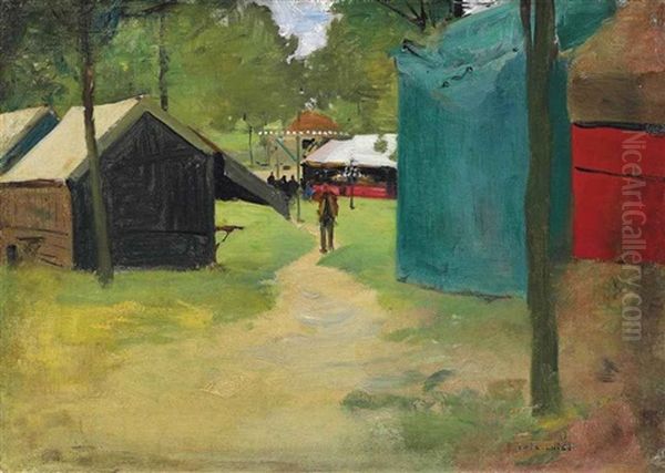 Figures In A Park - view 1