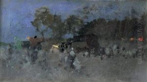 Stadtszene by Luigi Loir