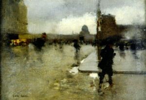 Paris, Temps Pluvieux by Luigi Loir